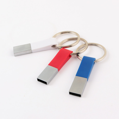 Chiavetta USB di plastica ad alta velocità di 32G 64GB 128GB con Ring For Car Key Backpack