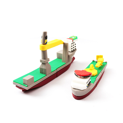 3D copiano la nave di navigazione reale dell'unità USB del PVC hanno personalizzato le forme