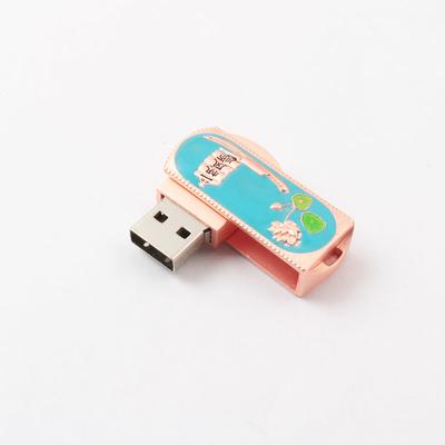 Incidendo i fiori 3,0 muffa della chiavetta USB di 2,0 torsioni 360 gradi