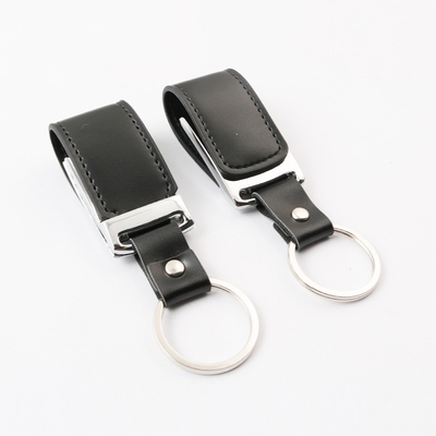 Unità di elaborazione/logo di goffratura su misura di cuoio reale 2,0 3,0 delle chiavette USB 32GB 256GB
