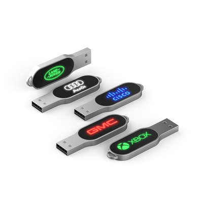 Quando lavorare la luce del LED unità USB brillante 32GB 64GB 128GB del cristallo