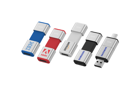 Pendrive di tipo C ad alta velocità Facile da flessibile 64 GB 128 GB 256 GB