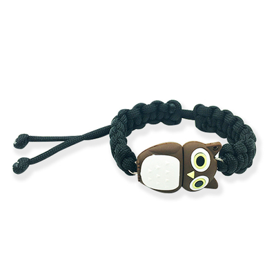 Cinturino a forma di gufo per chiavetta USB con cinturino stile preferito dagli adolescenti