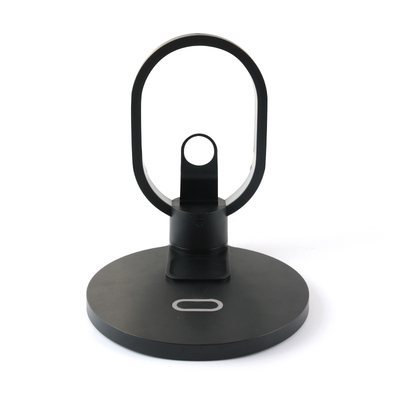 Caricatore senza fili della lampada di plastica ad alta velocità per la ricarica dell'auricolare del telefono 15W