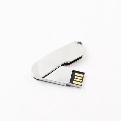 Twist Metal USB 2.0 Flash Drive Con Portachiavi, 32GB 64GB 128GB Chip UDP veloce