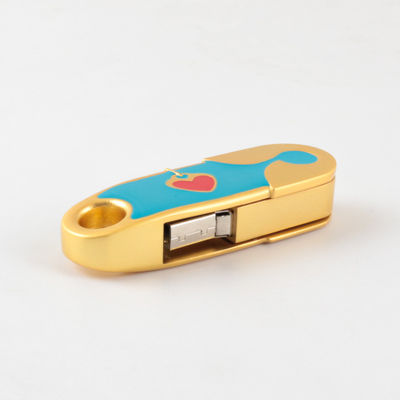 Chiavetta USB di LOGO 3,0 del cuore, memory stick promozionali 100MBS del Usb di 512GB 1TB