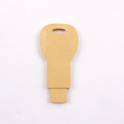 15MB/S 32GB 128GB Recyclables Straw Material Usb Flash Drive 2,0 velocemente