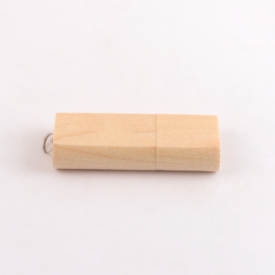 Chiavetta USB di legno dell'acero di 15MB/S 32GB 128GB con piccolo Ring Usb 3,0