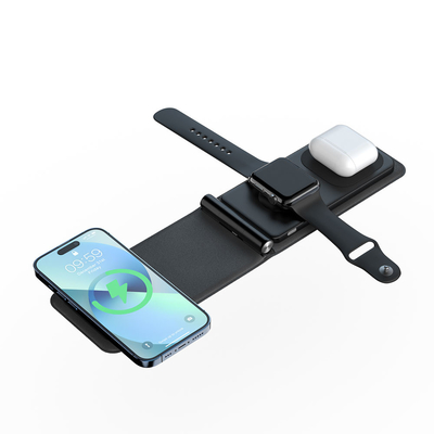 Caricatore senza fili piegante di carico veloce per il caricatore veloce di IPhone Airpods AppleWatch