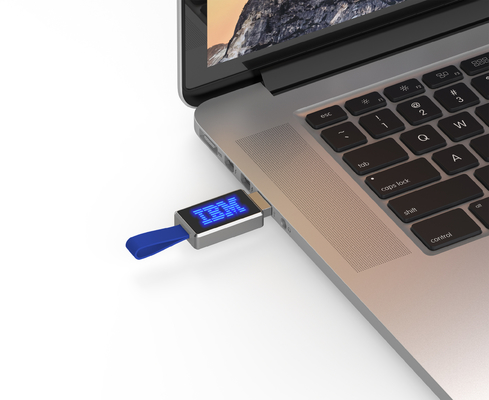 Luce d'incisione di Logo With LED del memory stick 2,0 del Usb del metallo quando leggono al computer