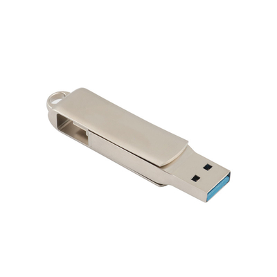 Il laser d'argento LOGO Type la C USB del corpo con la latta del foro chiave ha messo Lanyard And Keyring