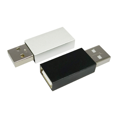 2g Cord Charger Adapter Blocker per telefono cellulare Data Stop USB Defender - argento