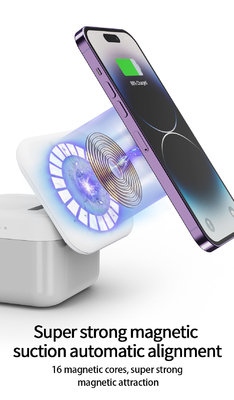 Nome del caricabatterie senza fili multifunzione - luce LED blu ≤ 6 mm di distanza di trasmissione