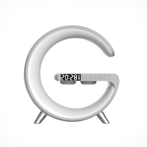 Caricabatterie wireless multifunzione ad ingresso 5V/2.1A per dispositivi abilitati al Qi con luce a LED