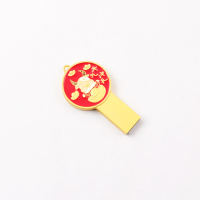 Logo Stampa a prova di urti da -20°C a 85°C Metal USB Flash Drive 8-15MB/s Scrivere
