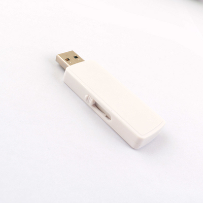 Memoria USB in plastica nera/bianca riciclata Dimensioni di memoria personalizzate 1G-1TB Temperatura di funzionamento 0.C-60.C