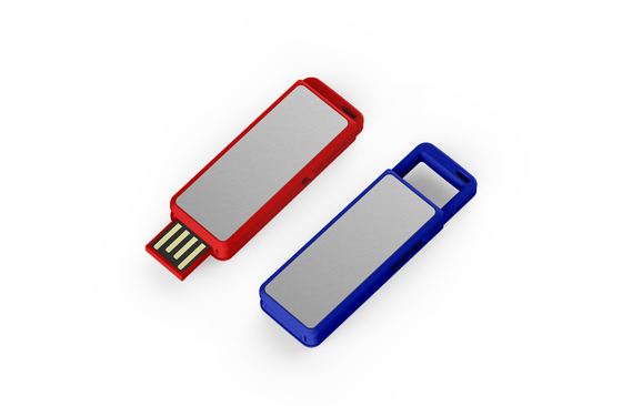USB in plastica personalizzabile Nero Bianco 256GB Memoria Plug And Play