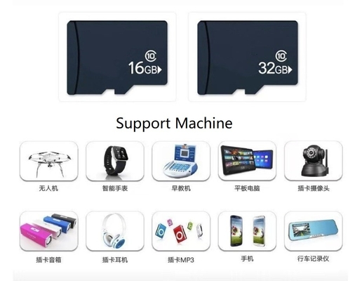 Scheda SD di memoria veloce personalizzata con alta velocità di lettura 3.0 50mbs e Flash Test H2 Negoziabile Range