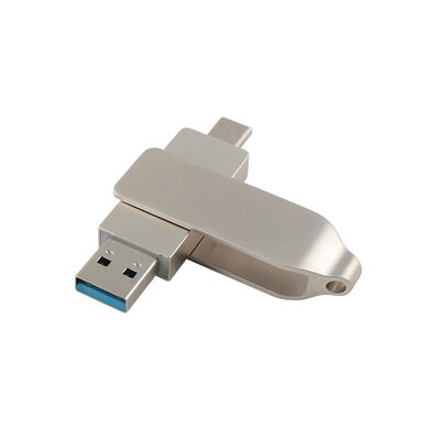 Colore argento corpo retrò con USB TYPE C 128 GB 256 GB USB ad alta velocità dimensioni 71,4 * 16,8 * 10,1 mm
