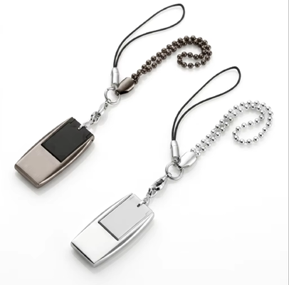 Mini USB Flash Drive Con Portachiavi Può Laser Logo E Stampa Logo Per Personalizzazione Made Usb Corpo Può Fare Argento E Grigio Colore
