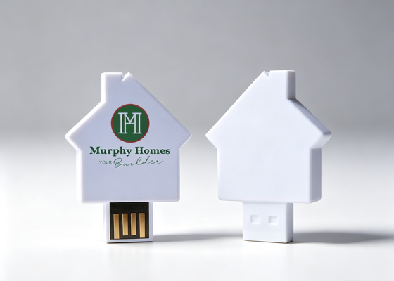 Memoria USB per carta di credito regalo con chiavetta USB in carta a forma di casa Chiavetta USB palstic