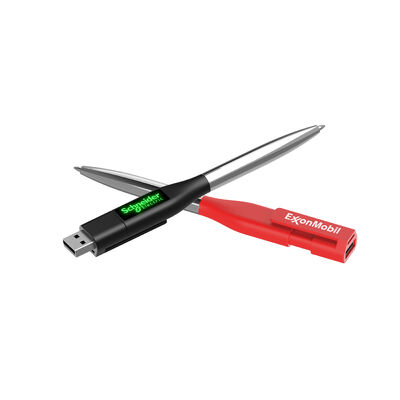 Graduato Una penna a memoria completa USB flash drive con plug and play e certificazione CE / ROHS / FCC