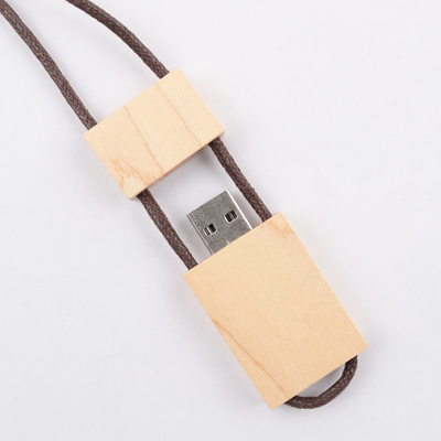 chiavetta USB di legno dell'acero di 16GB 32GB 64GB con velocità veloce di USB 3,0 della corda