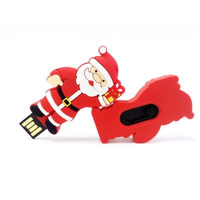 Chiavetta USB 2,0 15MB/S 64GB 128GB del personaggio dei cartoni animati del regalo di Natale