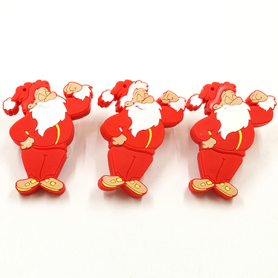 Il fumetto su ordinazione aperto di Natale delle chiavette USB della muffa 128GB modella l'USB 2.0 USB 3,0