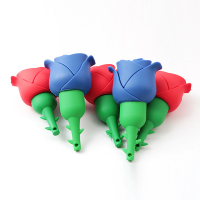 I fiori del PVC modella le chiavette USB su ordinazione 2,0 3,0 16GB 8GB 10MB/S