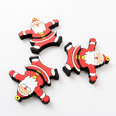 Chiavetta USB aperta 3,0 della muffa del PVC di Santa Claus per il regalo di Natale