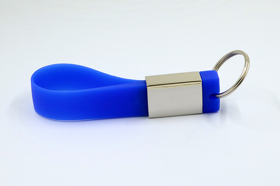 Unità USB istantanea impermeabile 64GB di polsino del silicone del UDP con i portachiavi a anello