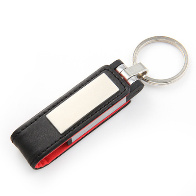 Il FCC di cuoio reale della chiavetta USB 64GB 128GB 256GB della cassa del metallo ha approvato