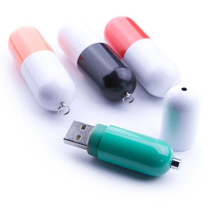 La pillola ha modellato le chiavette USB personalizzabili di plastica 3,0 80MB/S 32GB 64GB 128GB