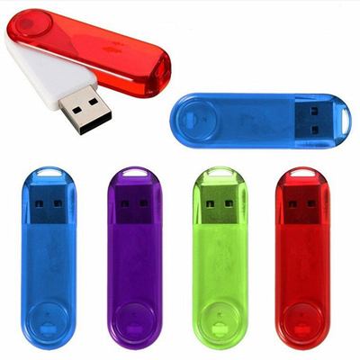64GB 2,0 3,0 caso trasparente di memoria completa della chiavetta USB 80MB/S di torsione