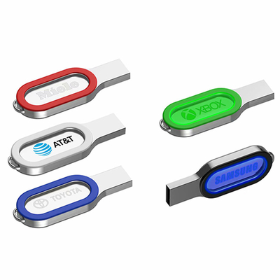 Il memory stick a cristallo leggero principale 2,0 Shinny la memoria flash 16GB 32GB del UDP