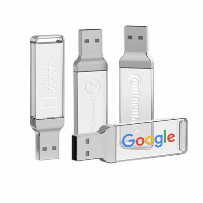 Acrilico trasparente del bastone 2,0 di cristallo istantanei del UDP USB di 8GB 128GB