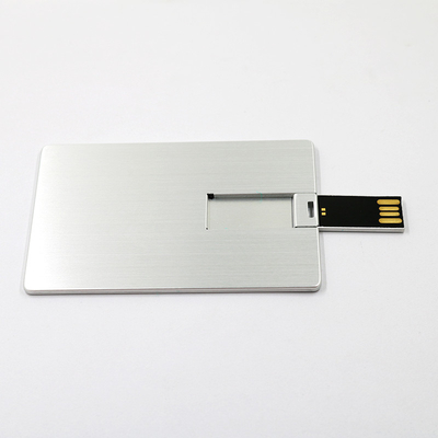 Il flash del UDP della chiavetta USB 16GB 32GB della carta di credito del metallo 2,0 scheggia la memoria completa
