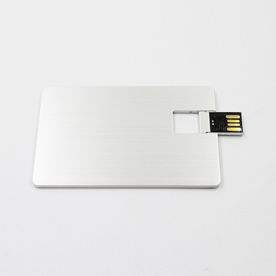 Flash 2,0 80MB/S del UDP della chiavetta USB di stile della carta di credito del metallo di 32GB 64GB