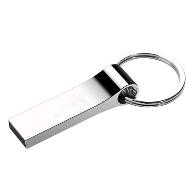 Memoria completa della chiavetta USB d'argento del metallo del ODM 32GB 64GB 128GB con la catena chiave