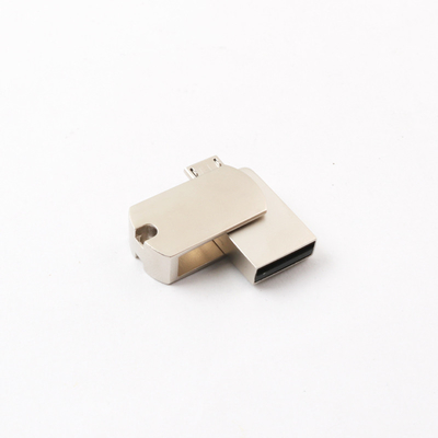 Logo del laser delle chiavette USB 32GB 16GB 8GB dell'argento OTG di Android