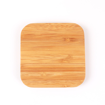 Il caricatore senza fili multifunzionale materiale di bambù 10W 15W incide Logo For Phone
