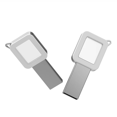 Incidendo la luce principale completa di Logo Metal Crystal Usb Stick 2,0 Shinny